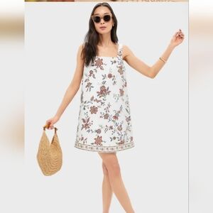 NWT Tuckernuck x Studio McGeeTerracotta Chintz Cotton Linen Cassie Dress Sz XXL